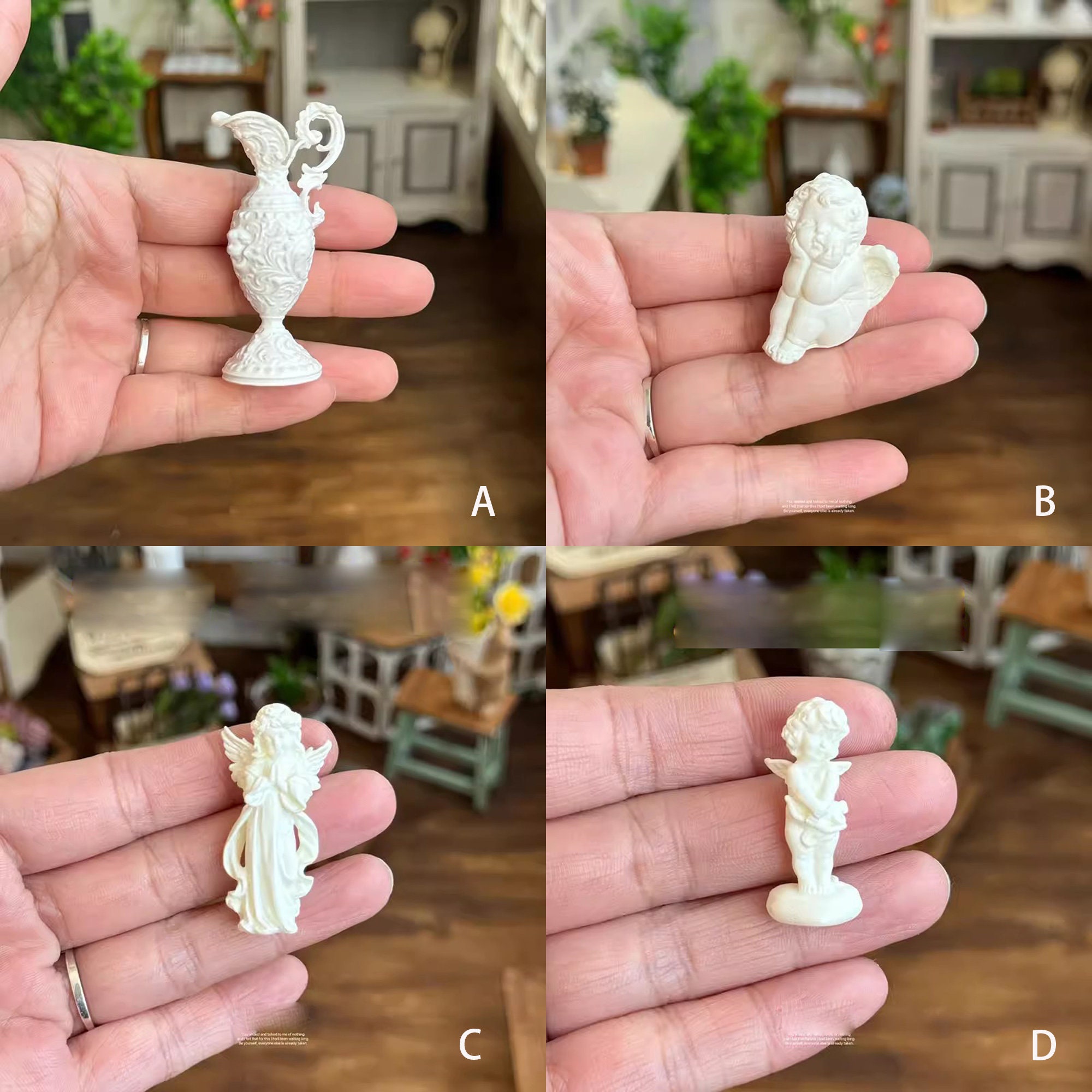 Cesto In Vimini In Miniatura Scala 1:6 Per Casa Delle Bambole - Fatto A Mano - HEALERWORLD - Foto 4