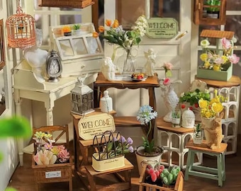 Dollhouse Miniature Garden Groceries Model 1:6 Scale