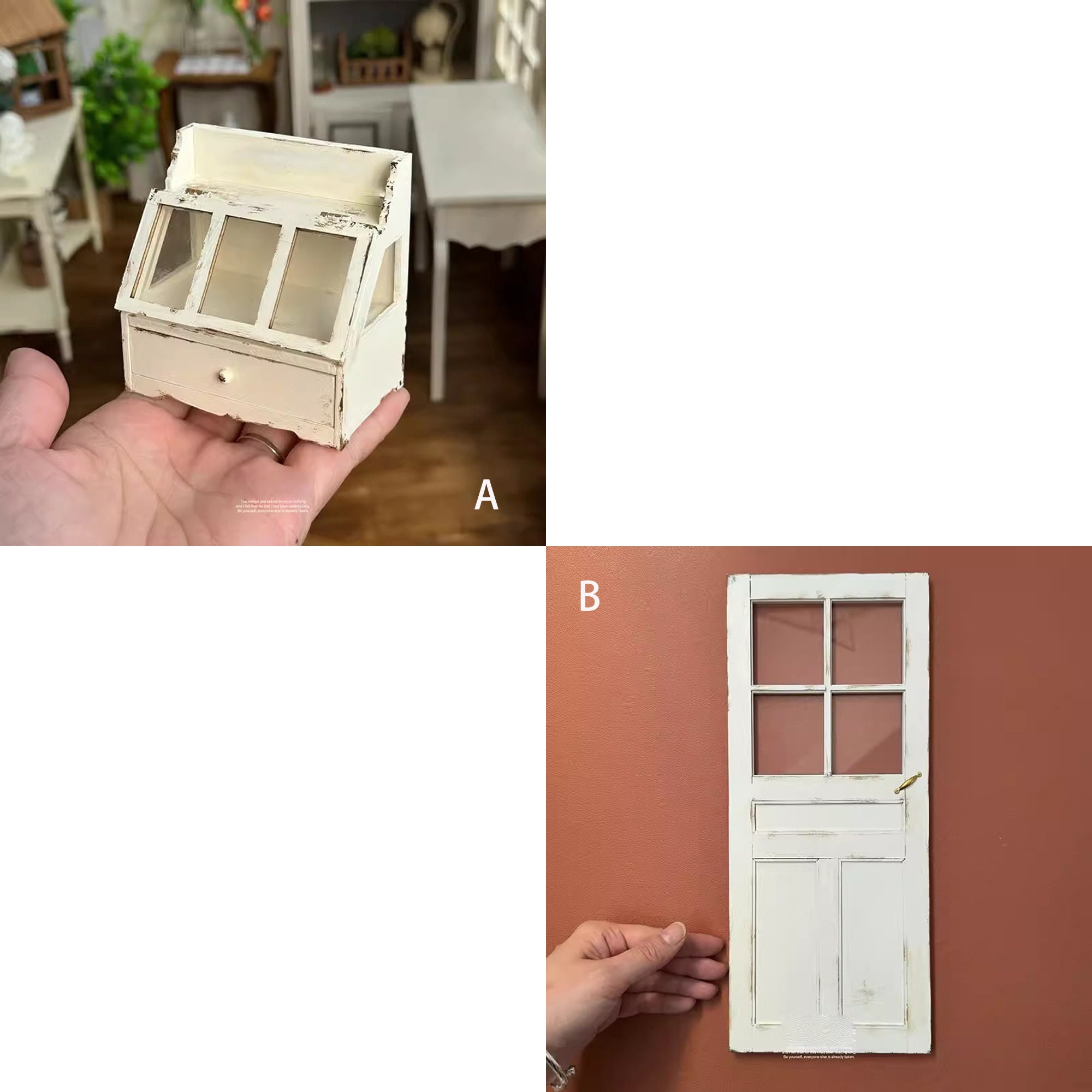 Cesto In Vimini In Miniatura Scala 1:6 Per Casa Delle Bambole - Fatto A Mano - HEALERWORLD - Foto 5