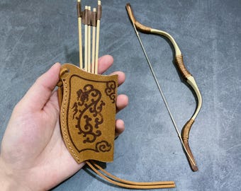1:6 scale Dollhouse miniature mini simulation Bow and Arrow model/Long-range weapons/bjdob11blythegsc outdoor activities toys/desktop model