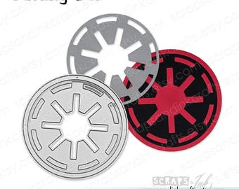 GALACTIC REPUBLIC Fustella in metallo per creazioni in carta, biglietti, regali, diari, etichette, decorazioni per feste e casa a tema Star Wars - 20387