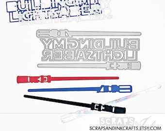 Costruisci la mia SPADA LASER *Esclusiva! Fustella in metallo per creazioni di carta, album di ritagli, biglietti, regali, etichette, agende, decorazioni fai da te per feste/casa - 20611