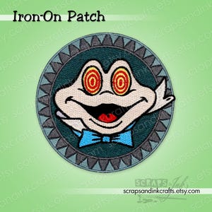 MR. TOAD *Exclusive! Embroidered Iron-On Patch for Crafts, Hats, Clothing, Bags, Home Décor- 70353