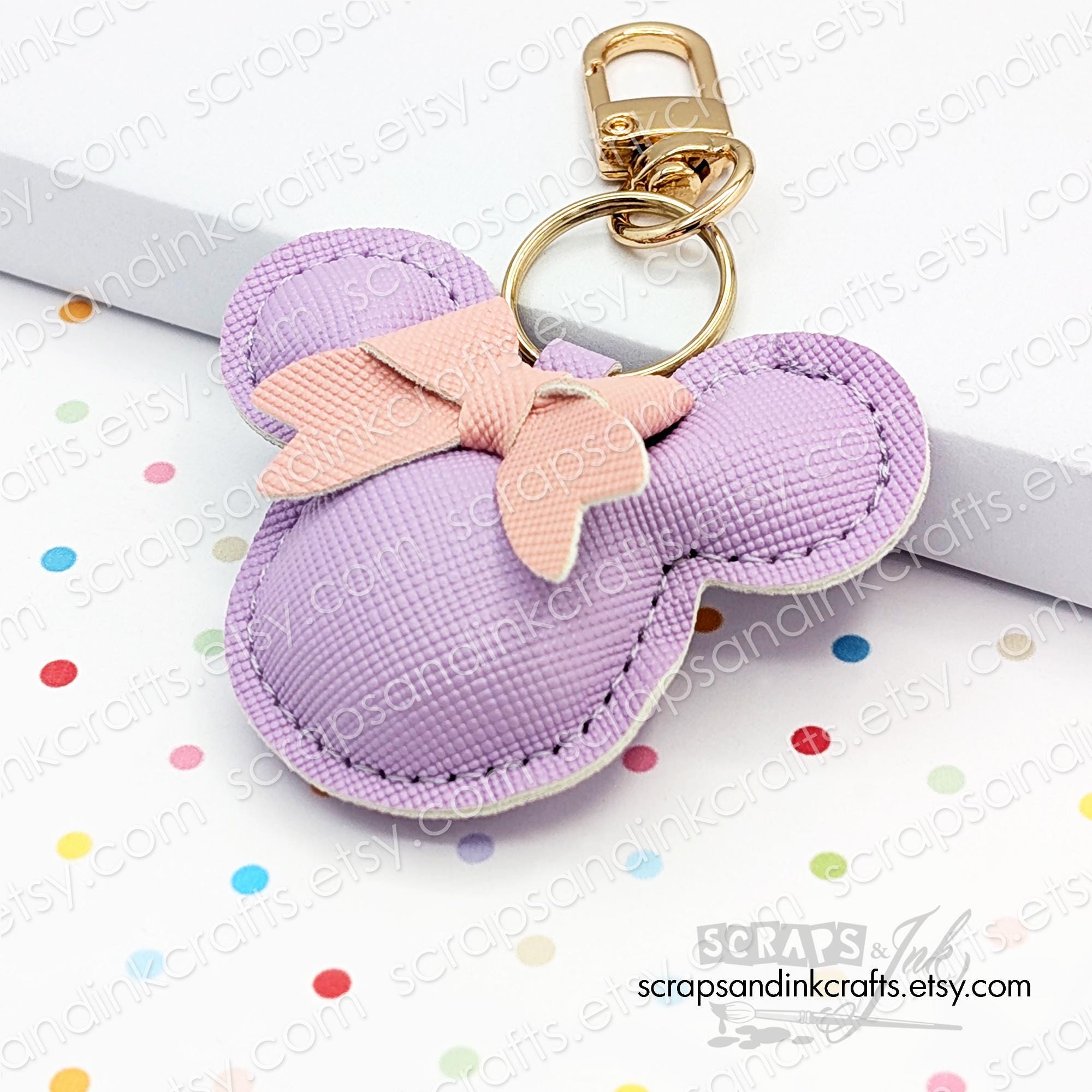 Louis Vuitton Mickey Mouse Keychain - Etsy