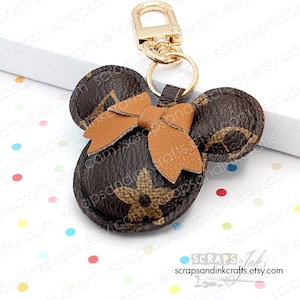 Louis Vuitton Mickey Keychain - Etsy