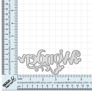 WONDER Metal Cutting Die for Papercrafts, Scrapbooks, Cards, Gifts, Journals, DiY Party & Home Décor- 20605