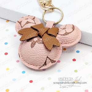 Louis Vuitton Mickey Keychain - Etsy