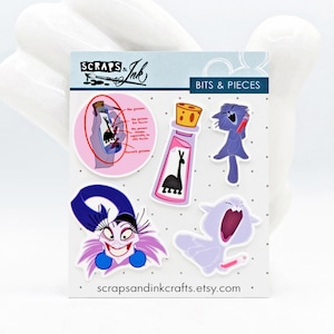 YZMA Juego de 5 adornos acrílicos para manualidades, álbumes de recortes, tarjetas, accesorios para el cabello, regalos/decoración del hogar con temática de Disney- 40998