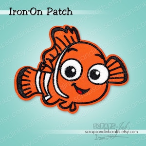 NEMO Embroidered Iron-On Patch for Crafts, Hats, Clothing, Backpacks, Jackets, Bags, Gifts & Home Décor- 70409