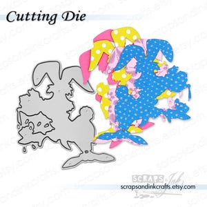 MÄRZ HASE Metall-Stanzform für Alice im Wunderland, Papierbasteln, Scrapbook, Karten, Geschenke, Journals, DiY Party & Home Décor- 20109