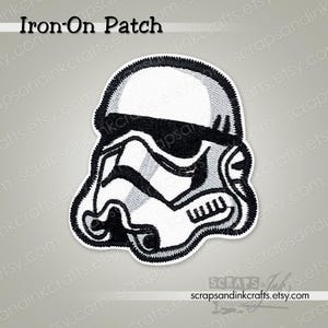 STORM TROOPER Embroidered Iron-On Patch for Crafts, Hats, Gifts, Clothing, Backpacks, Jackets, Bags, Home Décor- 70298