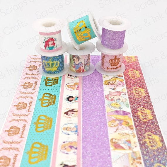 PRINCESS Washi Tape set of 6 for Disney Paper Crafts Etsy