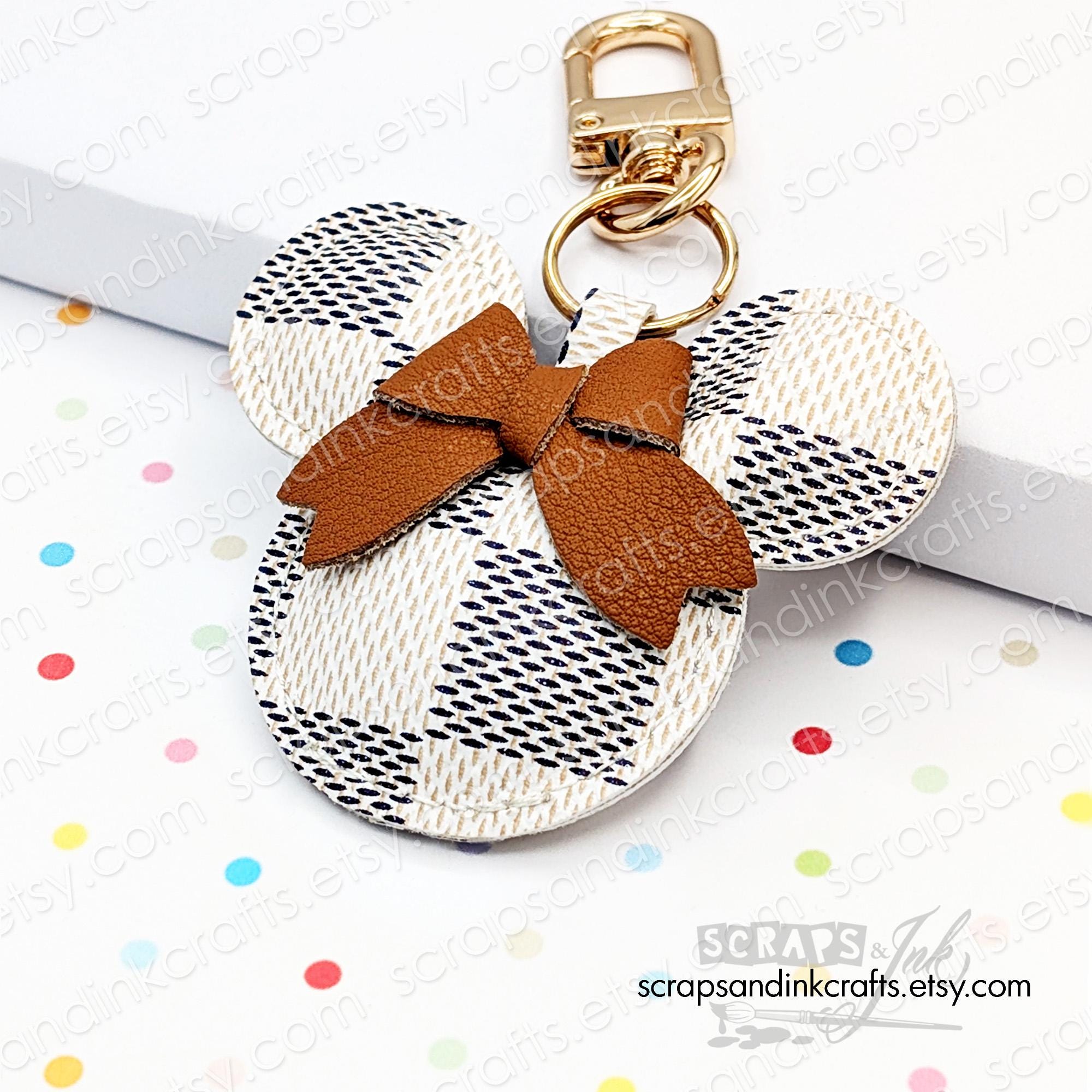 Louis Vuitton Mickey Mouse Keychain - Etsy