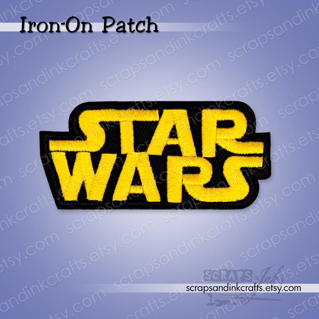 STAR WARS Embroidered Iron-on Patch for Crafts, Hats, Gifts