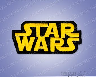 STAR WARS Embroidered Iron-On Patch for Crafts, Hats, Gifts, Clothing, Backpacks, Jackets, Bags, Home Décor- 70199