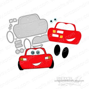 LAYERED MCQUEEN Set von 9 Metallstanzformen für Papierbasteln, Scrapbooks, Karten, Geschenke, DiY Party & Home Décor - 20152
