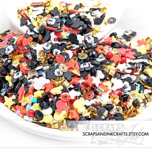 SOURIS CLASSIQUE - Remplisseur de poussière lutin pour cartes à shaker, résine, bijoux, slime, boules à neige, décoration d'ongles, décoration de fête/maison - 30105