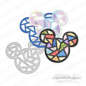 MOUSE MOSAIC Metal Cutting Die for Papercrafts, Cards, Journals, Planners, Scrapbooks, Gifts, Tags, DiY Party & Home Décor- 20360
