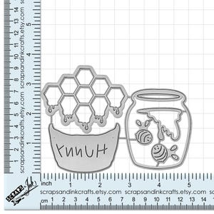 POOH'S HUNNY POT Juego de 6 troqueles de corte de metal para manualidades de papel, álbumes de recortes, tarjetas, diarios, regalos, fiestas de bricolaje y decoración del hogar - 20919