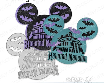 HAUNTED MANSION *LARGE Metal Cutting Die for Papercrafts, Scrapbooks, Cards, Gifts, Tags, Planners, DiY Party & Home Décor- 21402