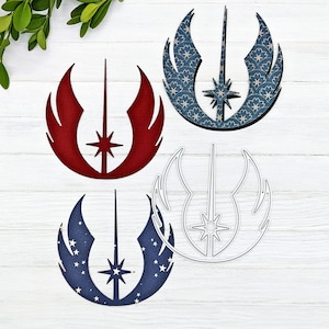 Troquel de corte de metal JEDI ORDER para manualidades de papel, álbumes de recortes, tarjetas, regalos, etiquetas, planificadores, fiestas y decoración del hogar - 20317