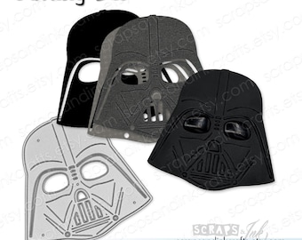 VADER metalen snijmal voor papercrafts, plakboeken, kaarten, tijdschriften, tags, planners, geschenken. DiY-feest- en woondecoratie: 20119