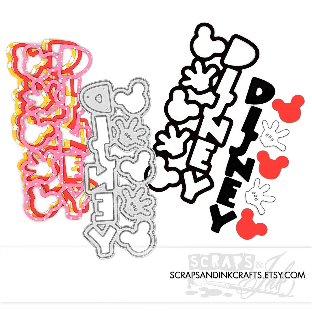 Disney Cut Sign MAGIC Disney Cutting Die for Papercrafts, Scrapbooks, Cards, Gifts ...
