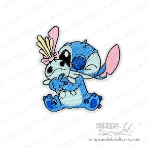 STITCH W/SCRUMP Embroidered Iron-On Patch for Crafts, Hats, Gifts, Clothing, Backpacks, Jackets, Bags, Home Décor- 70251