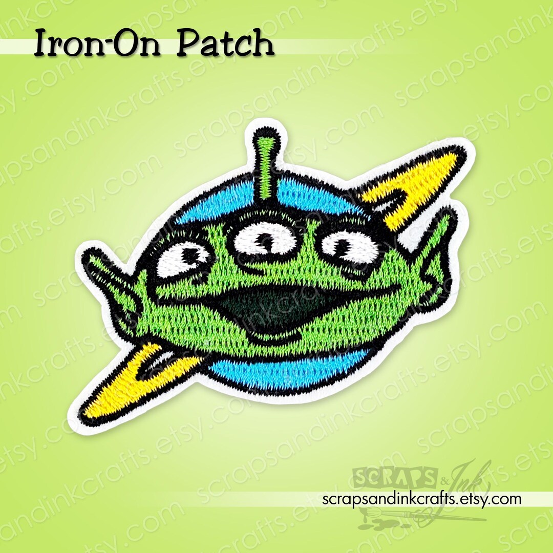 ALIEN #2 Embroidered Iron-on Patch for Jackets, Backpacks, Crafts, Hats ...