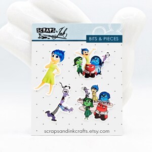 Lot de 4 décorations en acrylique n° 3 pour travaux manuels sur le thème de Disney, albums de coupures, cartes, accessoires pour cheveux, cadeaux/décoration pour la maison - 40996