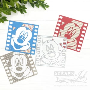 MAUS AUF FILM Metallstanzform für Papierbasteln, Scrapbooks, Karten, Geschenke, Tags, Planer, DiY Party & Home Décor - 20330