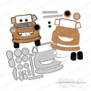 LAYERED TOW MATER Set mit 11 Metallstanzformen für Papierbasteln, Scrapbooks, Karten, Geschenke, DiY Party & Home Décor - 20830