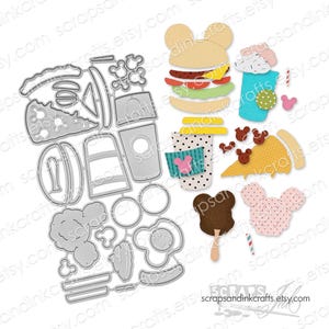 MEGA MOUSE TREATS Set mit 23 Metall-Stanzformen für Papierbasteln, Scrapbooks, Karten, Geschenke, Tags, Planer, DIY-Party & Wohnkultur - 21603