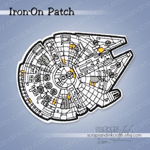 FALCON Embroidered Iron-On Patch for Crafts, Hats, Gifts, Clothing, Backpacks, Jackets, Bags, Home Décor- 70357XL