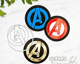 AVENGERS- Inspired Metal Cutting Die for Papercrafts, Cards, Scrapbooks, Gifts, Journals, Party/Home Décor- 20340