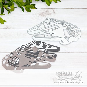 FALCON Metal Cutting Die for Papercrafts, Scrapbooks, Cards, Gifts, Tags, Planners, DiY Party & Home Décor- 20610