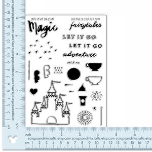 FAIRYTALES Disney-Inspired Clear Cling Mount Stamp Set for Papercrafts, Gifts, Party & Home Décor 60106 image 3