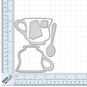 Set von 5 Metall-Stanzformen für Papierbasteln, Karten, Scrapbooks, Geschenke, Planer, Journals, Party- und Wohndekor - 21504