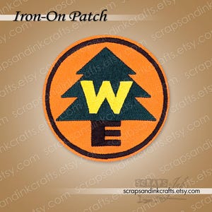 Toppa ricamata termoadesiva WILDERNESS EXPLORER per artigianato, abbigliamento, giacche, cappelli, borse e decorazioni per la casa - 70227