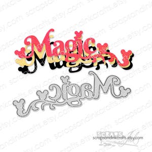 MAGIC Metal Cutting Die for Papercrafts, Scrapbooks, Cards, Gifts, Planners, DiY Party & Home Décor- 21205
