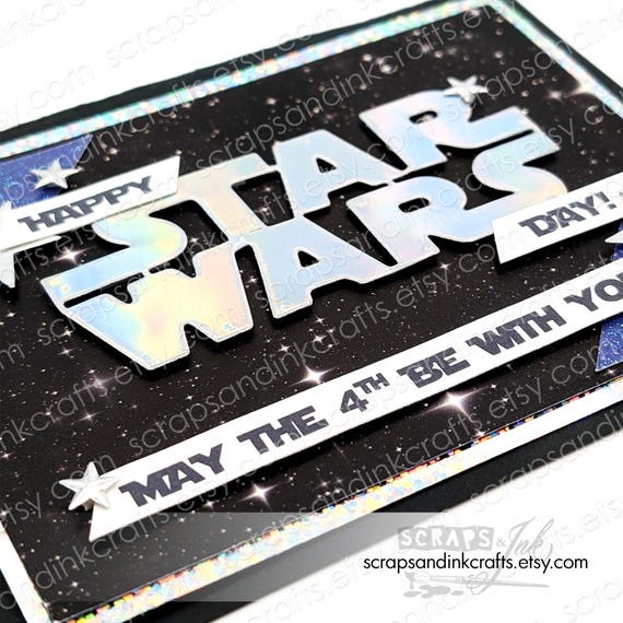 STAR WARS Title Inspired Metal Cutting Die for Papercrafts