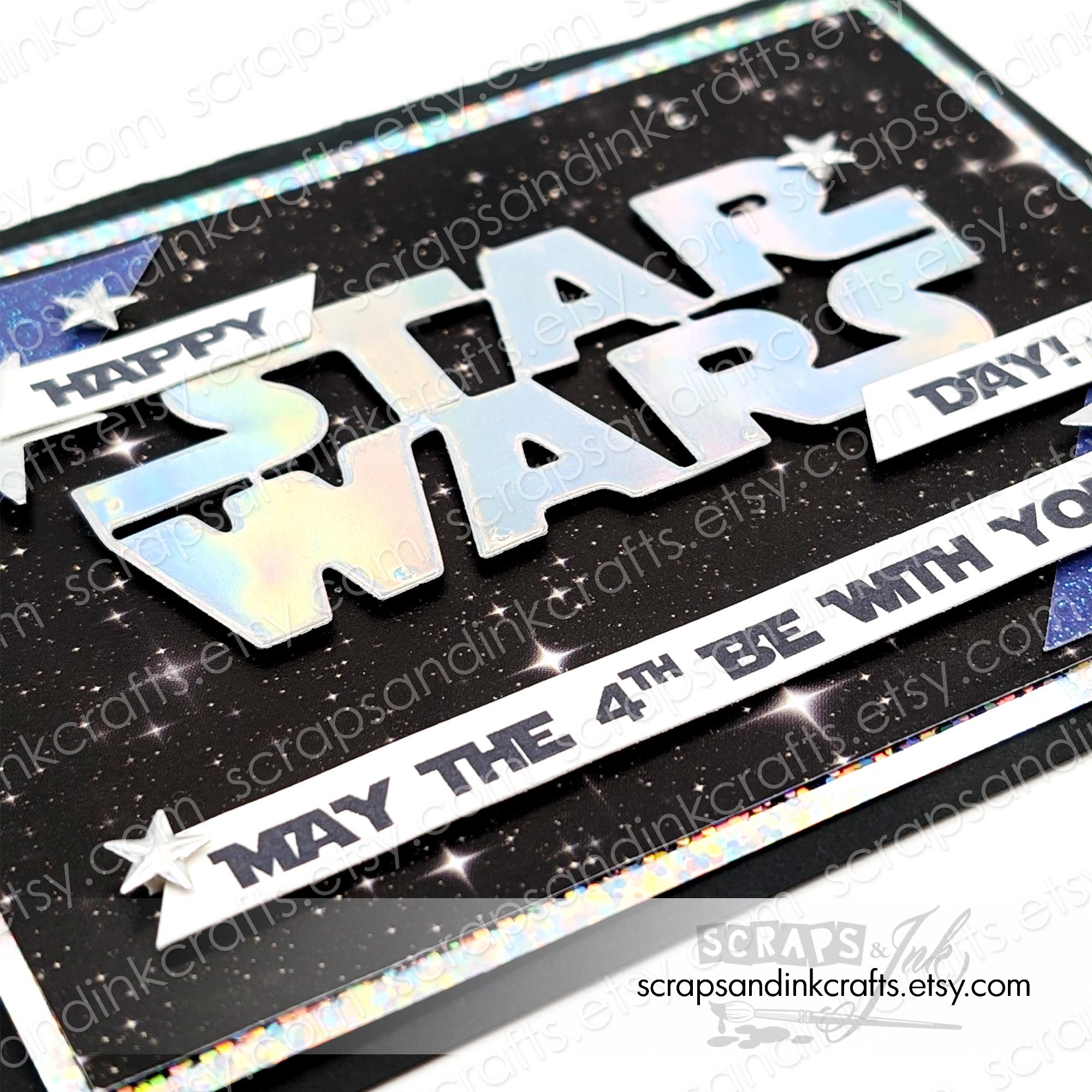 STAR WARS　タイトルカップ　優勝　盾　スターウォーズ STAR WARS Title Inspired Metal Cutting Die for Papercrafts
