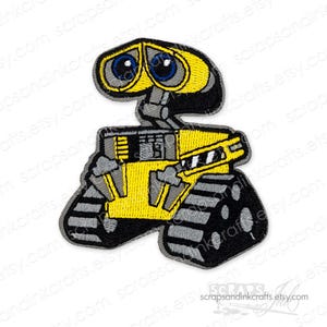 WALL-E #2 Embroidered Iron-On Patch for Crafts, Hats, Gifts, Clothing, Backpacks, Jackets, Bags, Home Décor- 70410