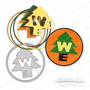Fustella in metallo WILDERNESS EXPLORER per lavori di carta, album di ritagli, biglietti, regali, etichette, agende, decorazioni fai da te per feste e casa - 20383