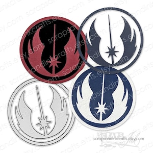 JEDI ORDER #2 metalen snijmal voor papercrafts met Star Wars-thema, kaarten, geschenken, tijdschriften, tags, feest- en huisdecoraties- 20388
