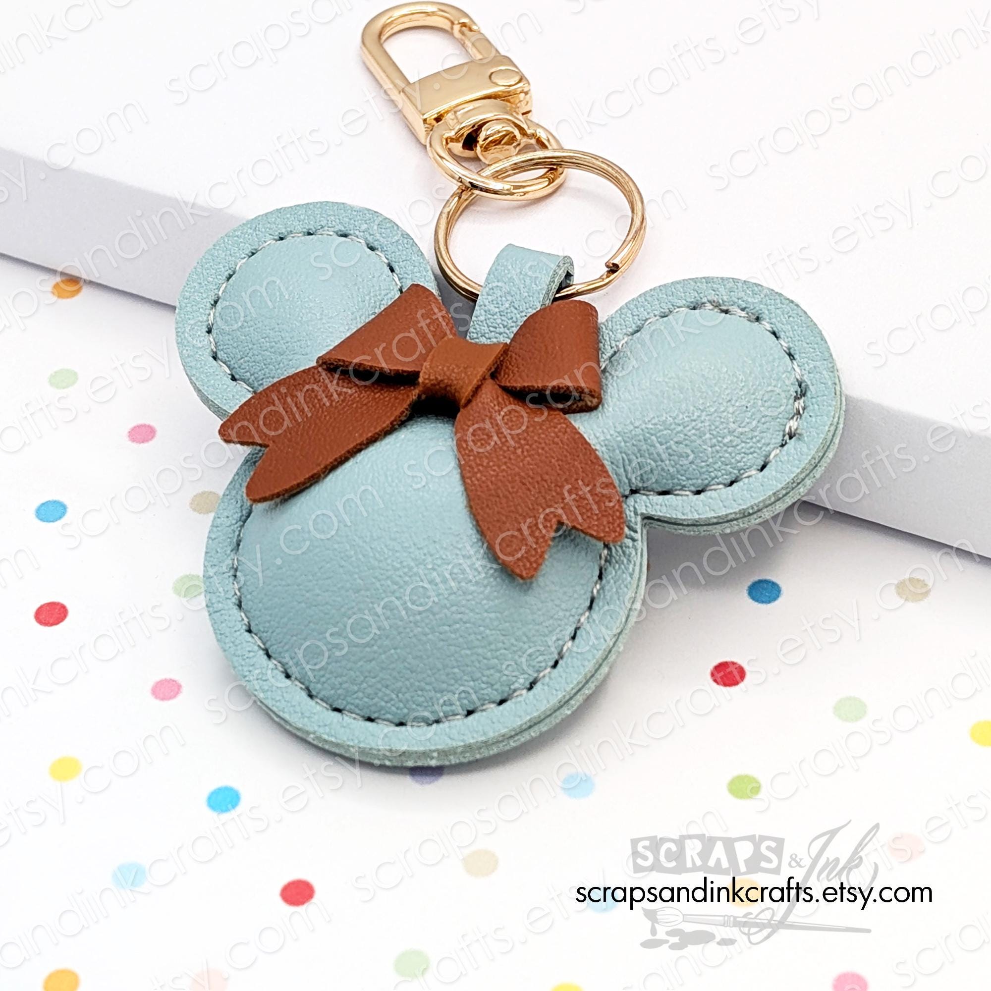 Louis Vuitton Mickey Mouse Keychain - Etsy