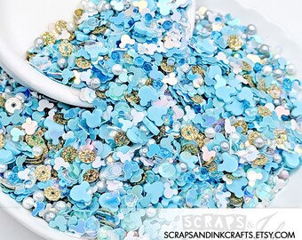 CINDERELLA Pixie Dust- filler for shaker cards, tumblers, jewelry, slime, resin, snow globes, nail art, party/home décor