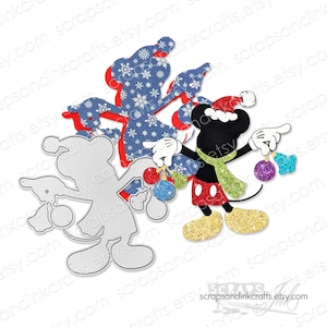 Fustella in metallo con motivo "TOP CON ORNAMENTI" per creazioni in carta, agende, biglietti, regali, feste e decorazioni a tema magico Natale/Festività - 20464