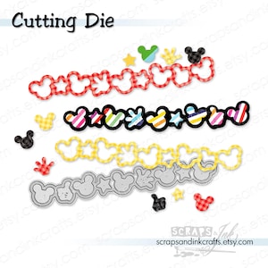 Troquel de corte de metal MAGIC BORDER para manualidades con papel, álbumes de recortes, tarjetas, regalos, etiquetas, agendas, decoración de fiestas y del hogar (DIY) - 21301