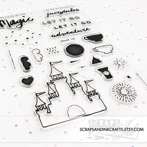 FAIRYTALES Disney-Inspired Clear Cling Mount Stamp Set for Papercrafts, Gifts, Party & Home Décor 60106 image 2